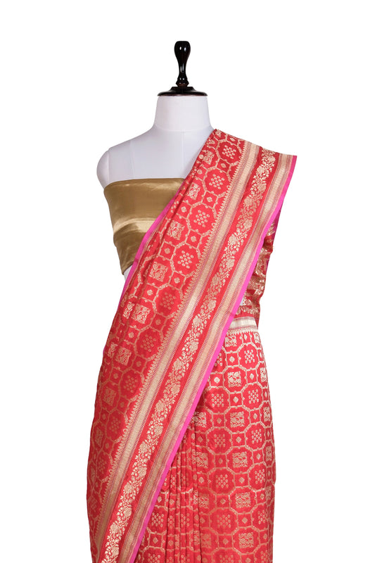 Sindoori Phool Saree