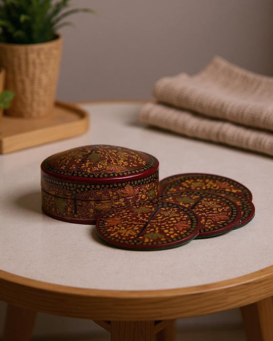 Autumn Vine Handcrafted Coasters (Set of 6)