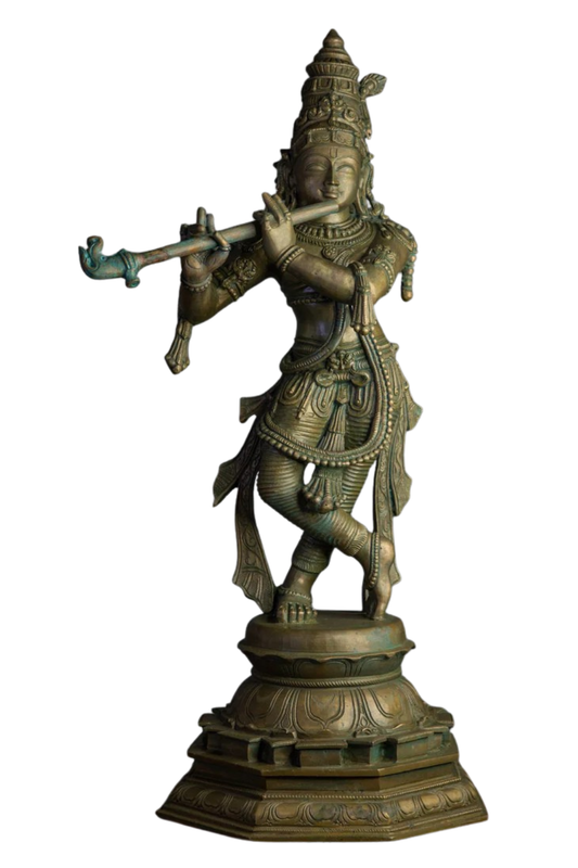 Natwar Krishna (The graceful flute-player of Vrindavan)