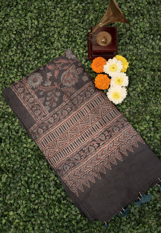 Ajrak Shyam Pallav | Handwoven Stall