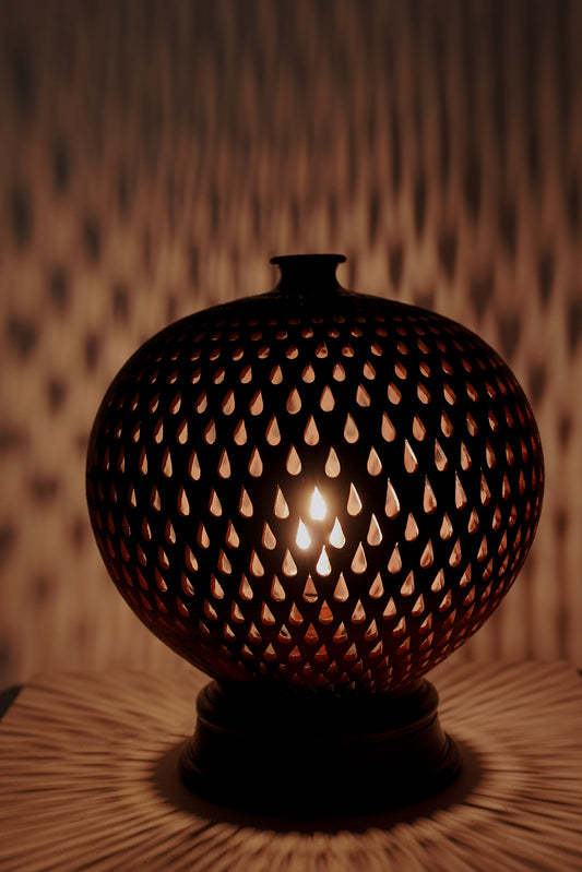 Amber Rain Lamp