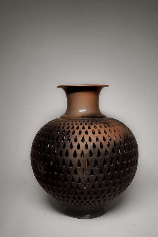 Terracotta Lota lamp