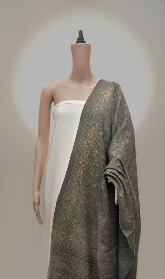 Ajrak Hari Dhvani Dupatta
