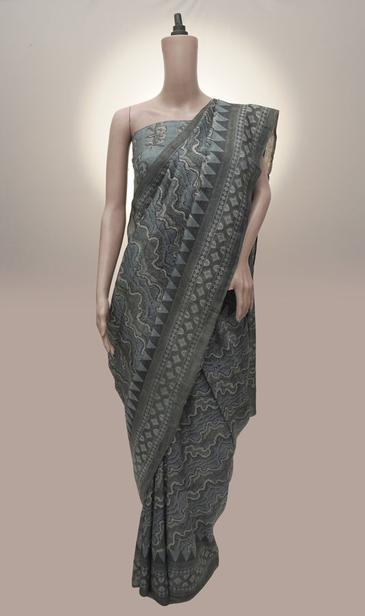 Ajrak Lehriya Elegance Saree