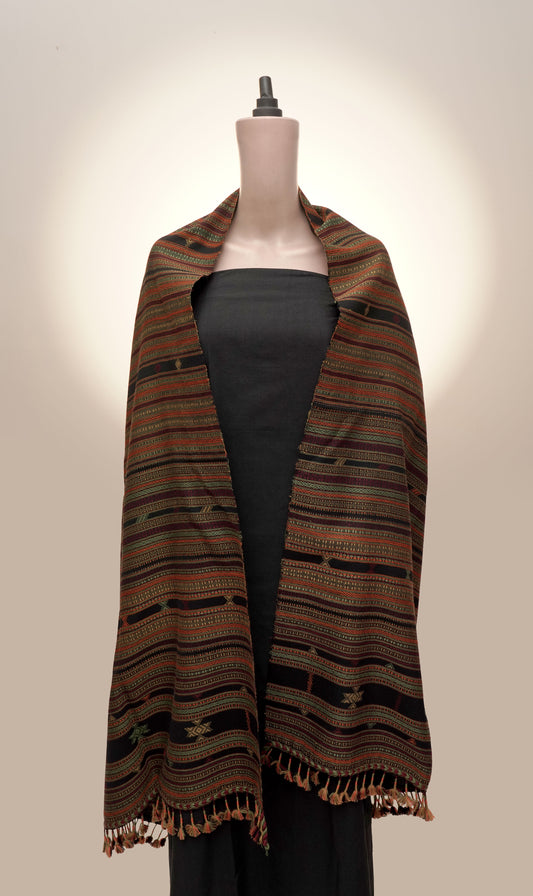 Earthbound Heritage Wool Shawl