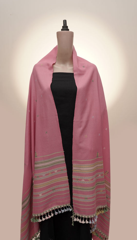 Blossom Jalbooti Wool Shawl