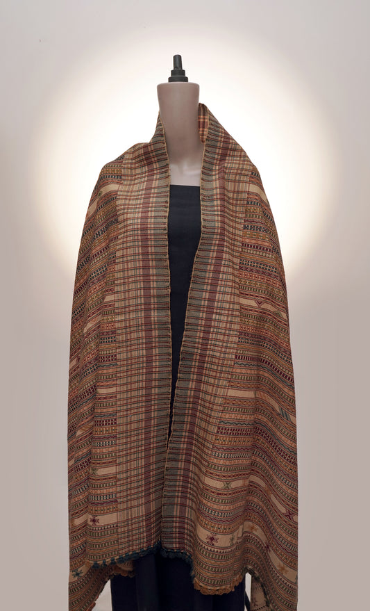 Sandstone Heritage Wool Shawl