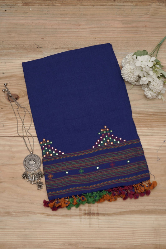 Mirrorwork Indigo Fest | Handwoven Kutch Wool Stall