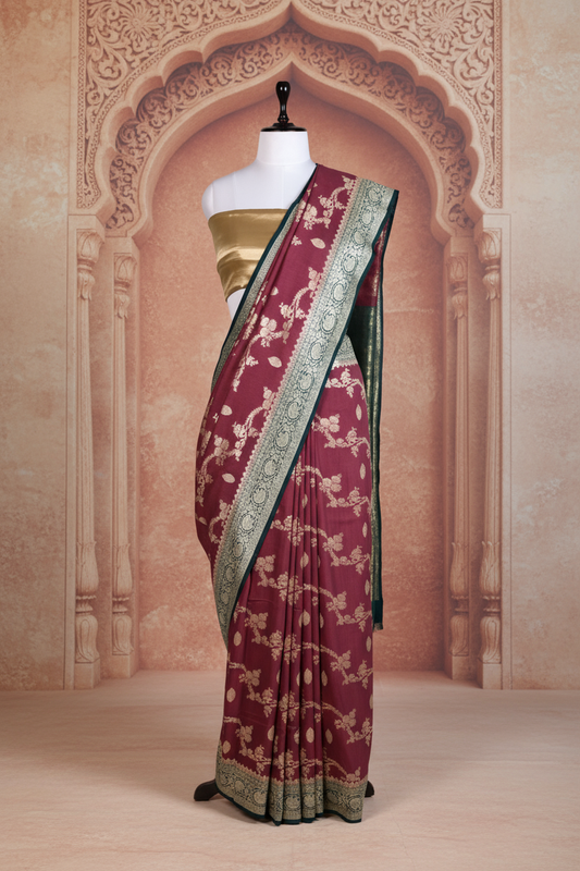 Mehfil-e-Zaitoon Saree