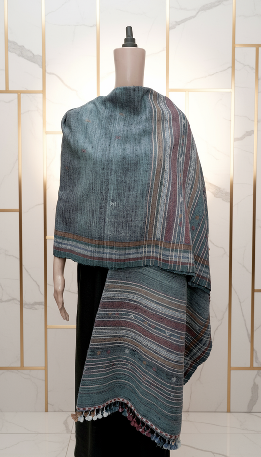 Verdant Legacy Wool Shawl