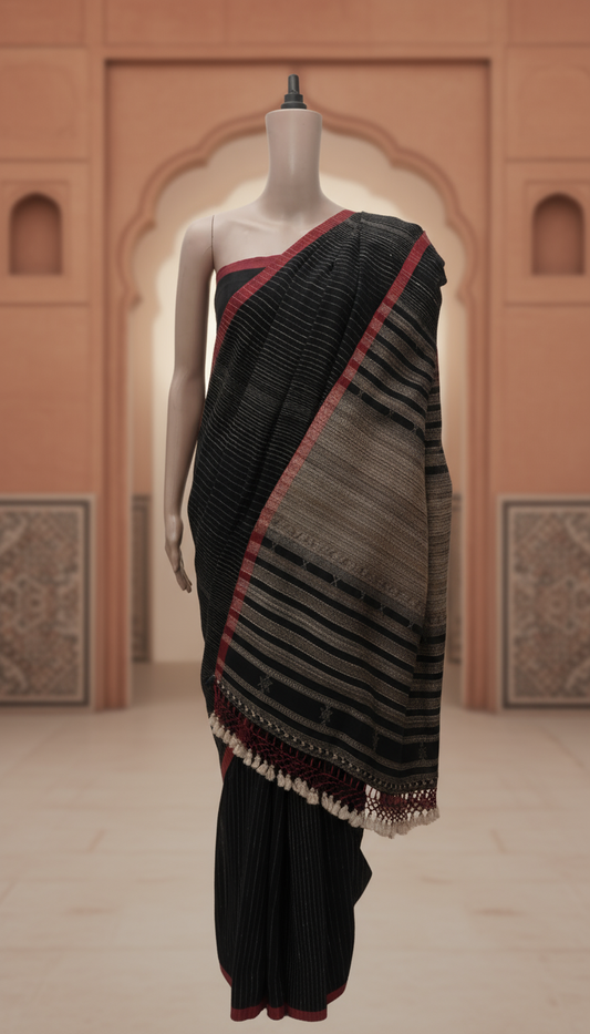 Pagdi Gradation Saree