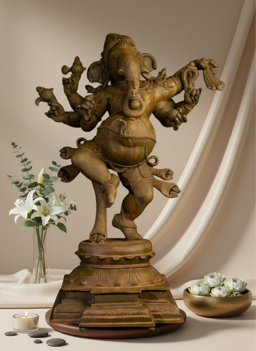 Nritya Vinayaka (The Ganesha who dances to bless beginnings)