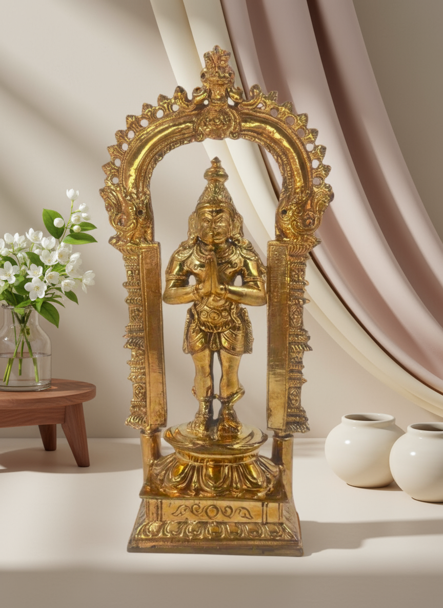 Prabhu Bhakt Hanuman (The eternal devotee standing in reverence)