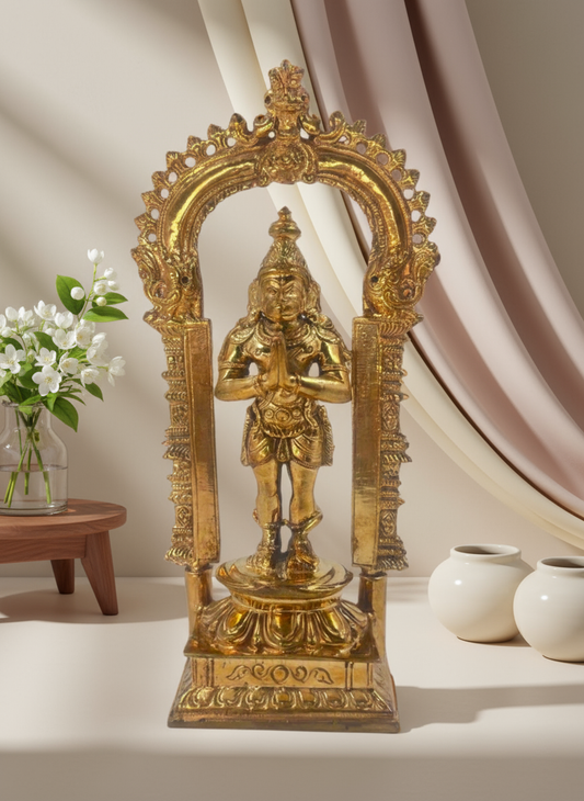 Prabhu Bhakt Hanuman (The eternal devotee standing in reverence)